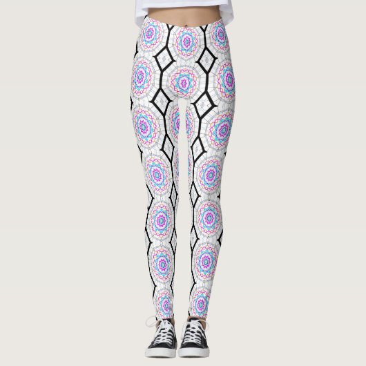 Leggings Amusant avec kaléidoscopes (Devant)