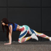 Leggings Amusant coloré abstrait élégant amusant