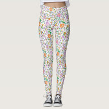 Amusant joli botanique coloré motif floral