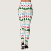 Leggings Amusante mignonne Noël moche Motif Party (Dos)