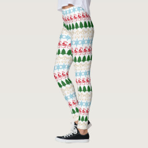 Leggings Amusante mignonne Noël moche Motif Party