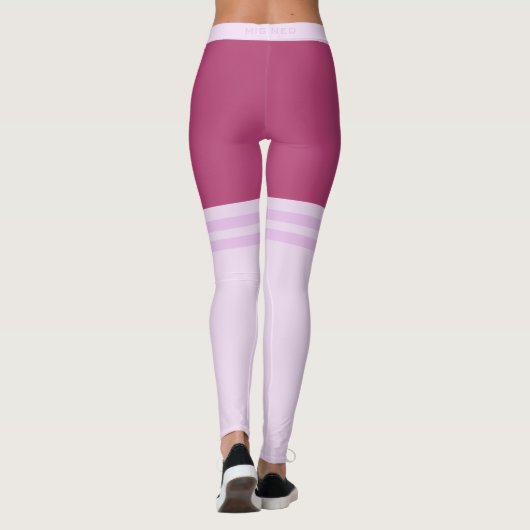 Leggings amusants avec Chaussettes de surgenoux Fa (Dos)