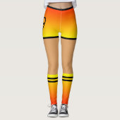 Leggings amusants avec Chaussettes Faux Shorts (Devant)