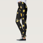 Leggings Amusement, amour, sourire, joyeux mignon émoticône (Gauche)