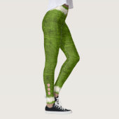 Leggings Amusement mignon de vacances de vert de costume (Droite)