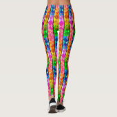 Leggings [Amusez-vous avec des rayures] Motif #5b Arlequin  (Dos)