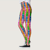 Leggings [Amusez-vous avec des rayures] Motif #5b Arlequin  (Gauche)
