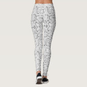 Leggings Anaconda Snakeskin blanc (Dos)