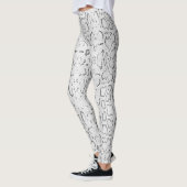 Leggings Anaconda Snakeskin blanc (Gauche)
