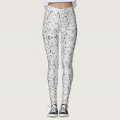 Leggings Anaconda Snakeskin blanc (Devant)