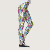 Leggings Ananas et palmettes 2 d'art de bruit (Droite)