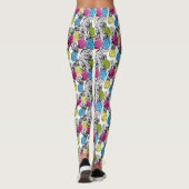 Leggings Ananas et palmettes 2 d'art de bruit (Dos)