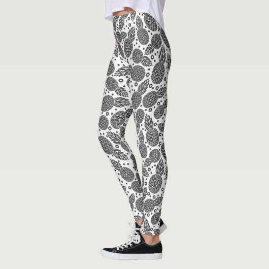 Leggings Ananas monochromes 2 (Gauche)