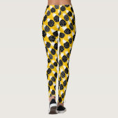 Leggings Ananas noir (Dos)