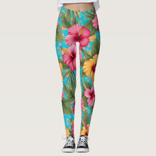 Leggings Ananas tropical floral