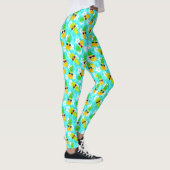 Leggings Ananas tropicaux en été amusant (Droite)