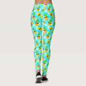 Leggings Ananas tropicaux en été amusant (Dos)