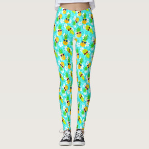 Leggings Ananas tropicaux en été amusant