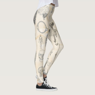 Leggings Anatomie humaine Vintage