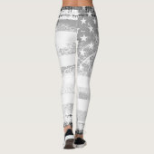 Leggings Ancien drapeau américain (Dos)