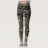 Leggings Ancien Motif mésopotamien sumérien (Devant)