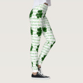 Leggings Ancien poème irlandais St. Patrick Hymn The Deer's (Droite)