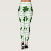 Leggings Ancien poème irlandais St. Patrick Hymn The Deer's (Dos)