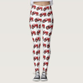 Leggings Ancien tracteur rouge (Devant)