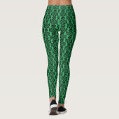 Leggings Ancienne Croix Celtique à Entrelacs d'Art Fin (Dos)