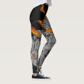 LEGGINGS ANCIENNE LACE MOTIF BLACK LEGINGS BUTTERFLIGS (Droite)