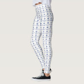 Leggings Ancres hors légendes (impression foncée) (Gauche)