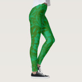 Leggings Anémone en vert de la forêt, (Droite)