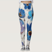 Leggings Anémones audacieuses (Devant)