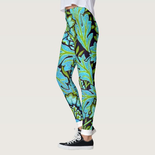 Leggings Anéone en bleu turquoise doux (Gauche)