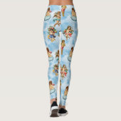 Leggings angel cherub nuages antique (Dos)