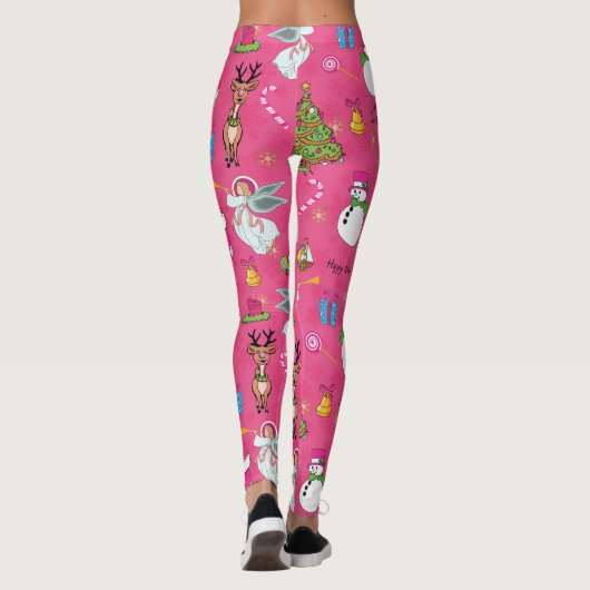 Leggings Angel de Noël (Dos)