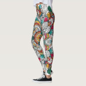 Leggings Anges de Noël multicolores (Gauche)