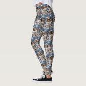 Leggings Anglais Setter Winter Wonderland Christmas Joy (Gauche)