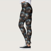 Leggings Anglais Springer espagnol Halloween effroi (Gauche)