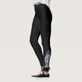 Leggings Angle de plaie avec boîte de police bleue 1 (Gauche)