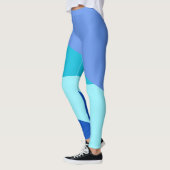 Leggings Angles bleus chic (Gauche)