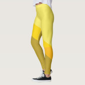 Leggings Angles jaunes et tans chic (Gauche)