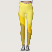 Leggings Angles jaunes et tans chic (Devant)