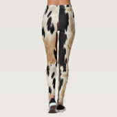 Leggings Animal de la vache Brown de l'Ouest (Dos)