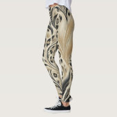 Leggings Animal Floral Abstrait Design d'impression 6 (Gauche)