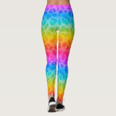 Leggings animaliers arc-en-ciel (Dos)