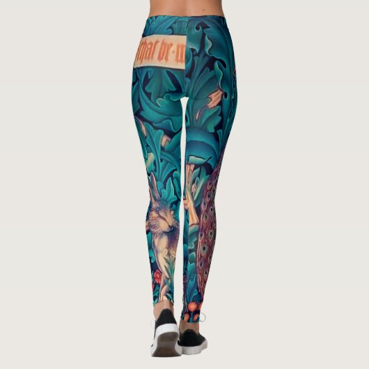Leggings Animals dans The Forest, William Morris (Dos)