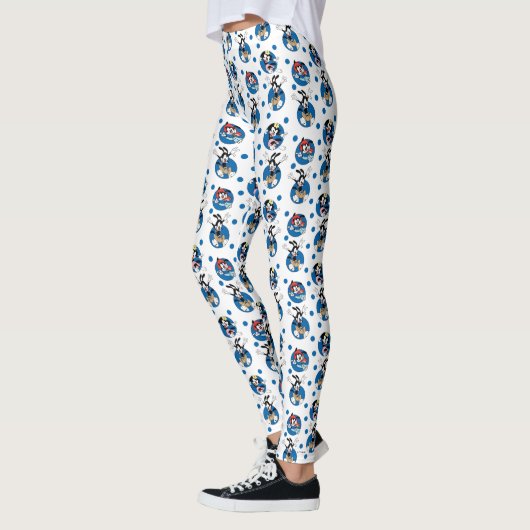 Leggings Animaniacs | Yakko, Wakko, & Dot Circle Pattern (Gauche)
