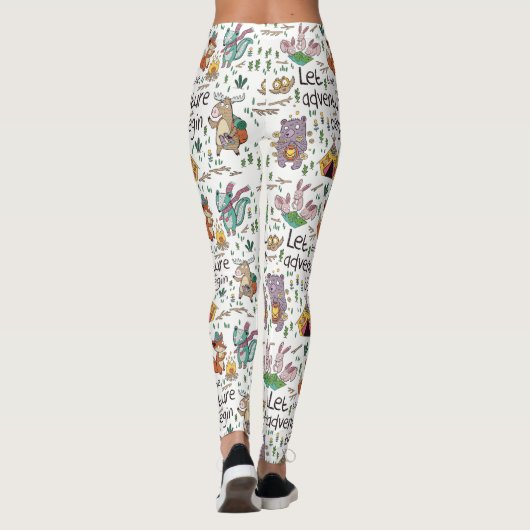 Leggings Animaux de camping (Dos)