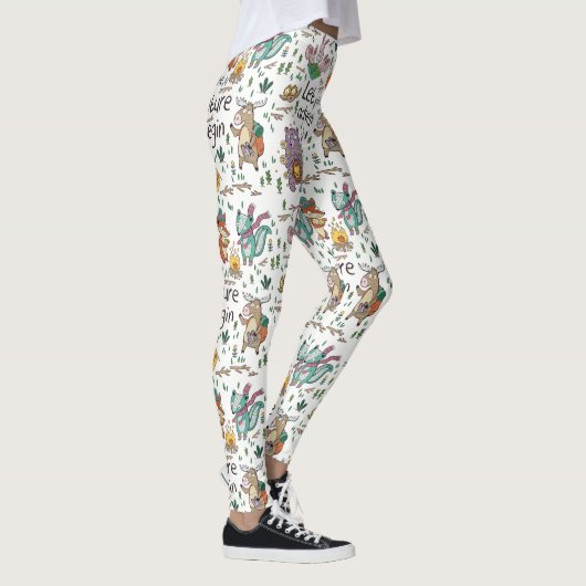 Leggings Animaux de camping (Droite)
